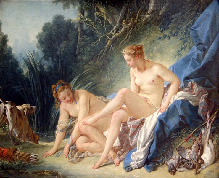 Diana verlässt das Badezimmer - 1742