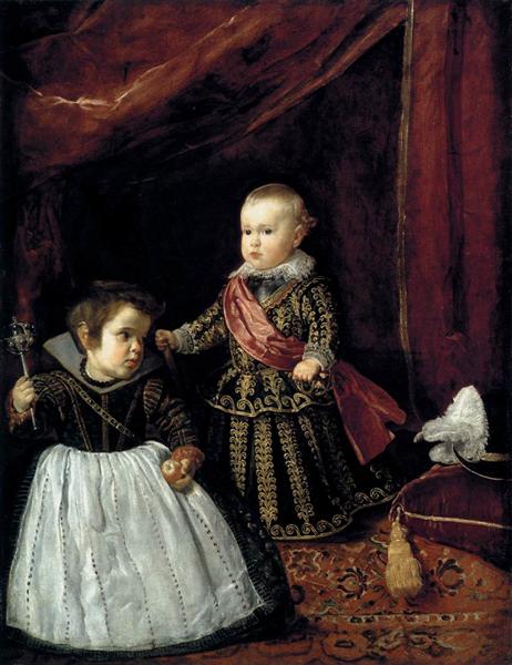 Don Baltasar Carlos Con Un Enano - 1632