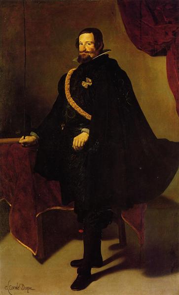 Don Gaspóde Guzmán - Count of Olivares and Duke of San Lucla Mayor - 1627