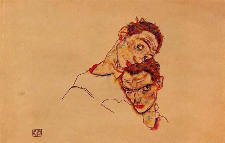 Double self -portrait - 1915