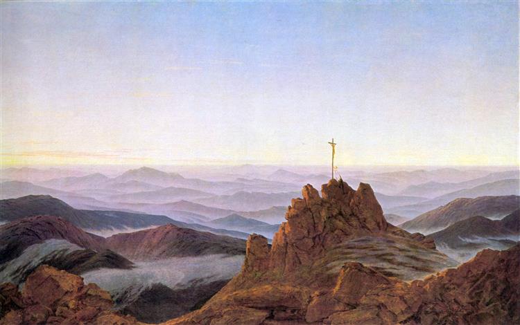 I morgon på Riesegebirge - 1811