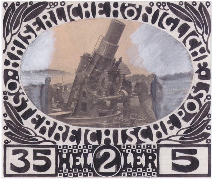 Proyecto De Marca Benéfica De Guerra - 1915