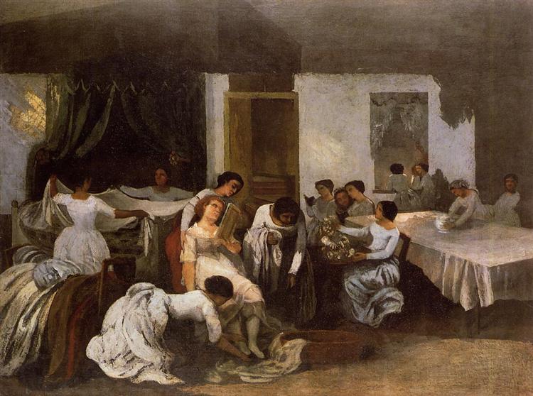 Habiller les morts (habiller la mariée) - 1855