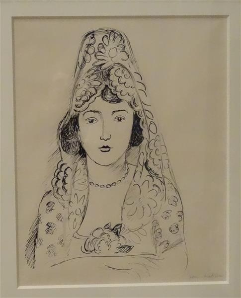 Woman with Mantilla 1923 