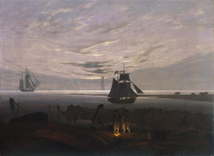 Tarde no Mar Báltico - 1831