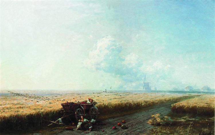 During the harvest in Ukraine - 1883