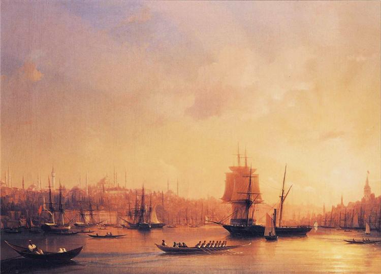 Dusk on the Gold Horn - 1845