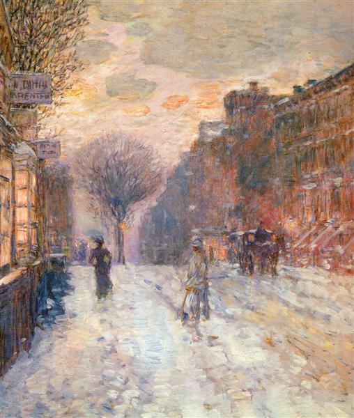 Primo posto nel pomeriggio - Dopo le nevicate - 1906