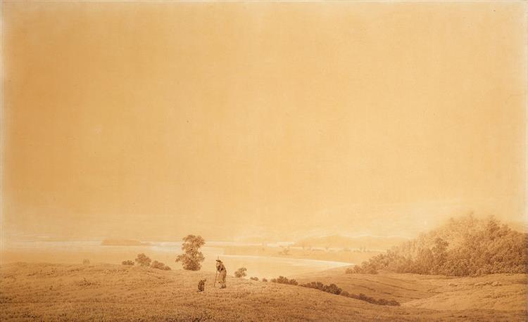 East Coast Of Ruegen Island With Shepherd