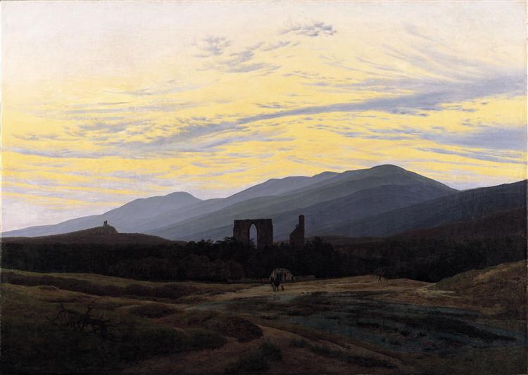 Ruina de Eldena in the mountains of the giants - 1834