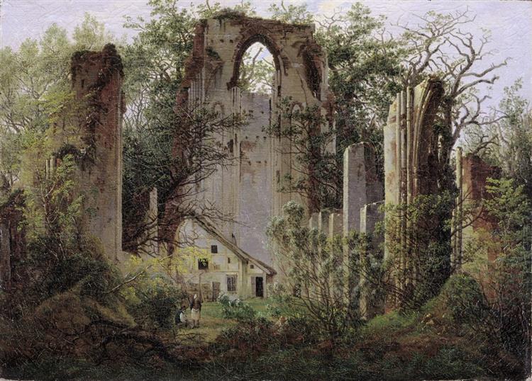 Ruined Eldena Monastery near Greifswald