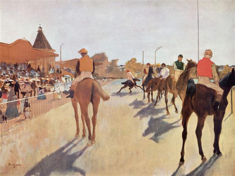 El Desfile (Caballos De Carreras Frente A Las Gradas) - 1868