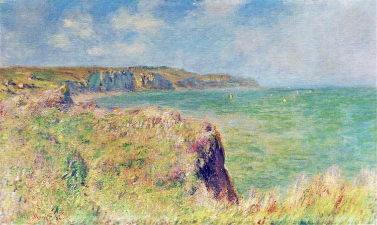 Rode de la falaise à Pourville - 1882