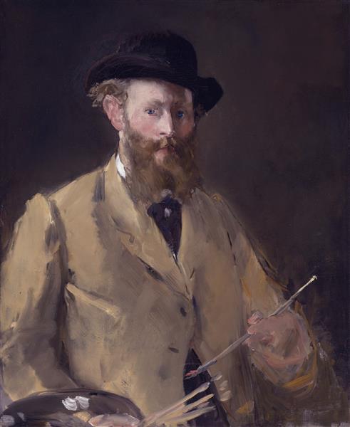 Self -Portrait mit Palette - 1879