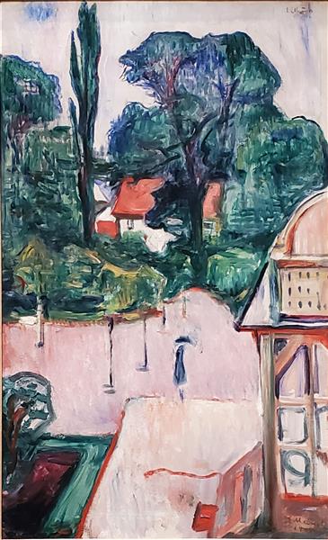 Edvard Munch - Garden i Taarbek - 1905