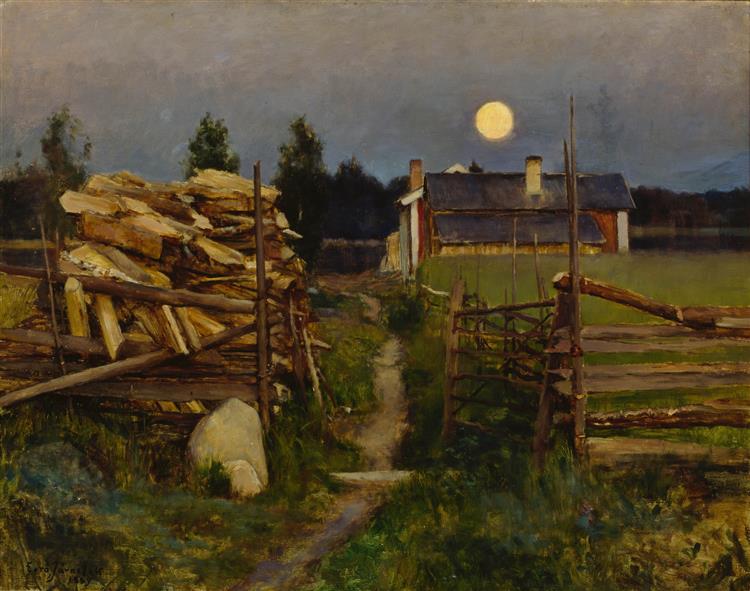 Moon de nuit d'été - 1889