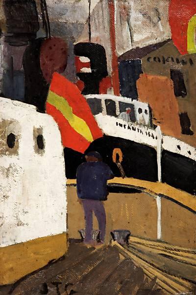 Le port de Barcelone - 1919