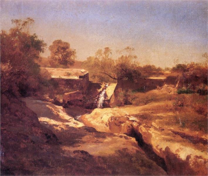 El Río De Tacubaya - 1868