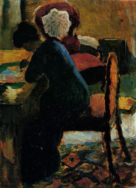 Isabel sul tavolo - 1909