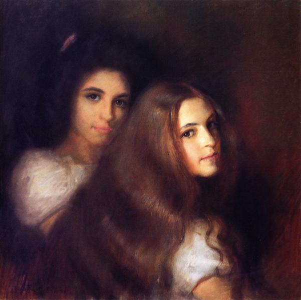 Isabel und Carmen Pinschof - 1900