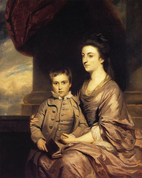 Isabel - Countess of Pembroke and her son - 1767