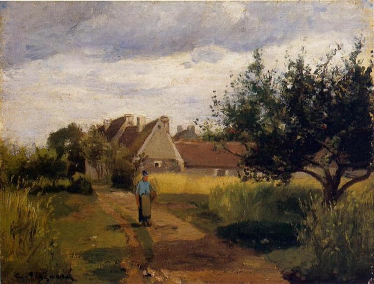 Entering a Village - 1863