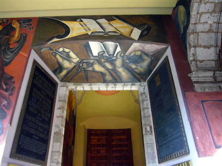 Entrance of the College of San Ildefonso - 1926