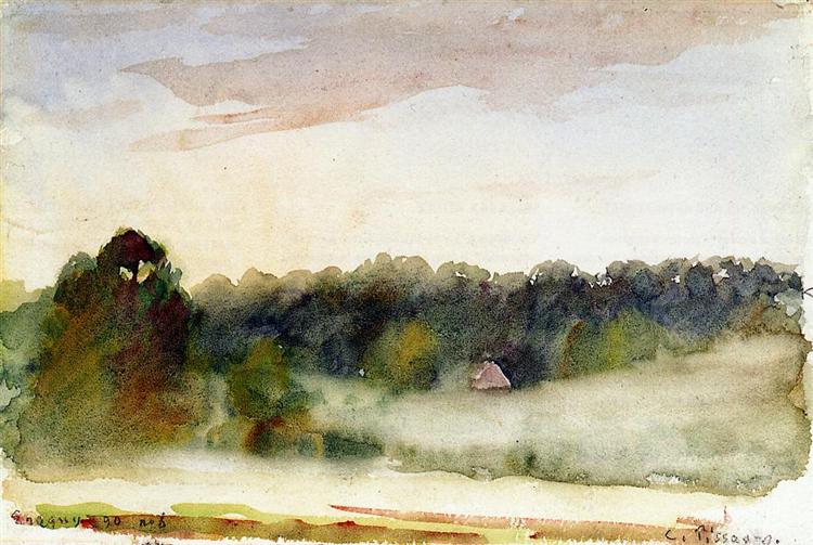 Landscape of Eragny - 1890