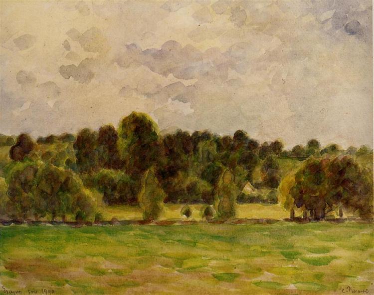 Eragny - Crepúsculo - 1890