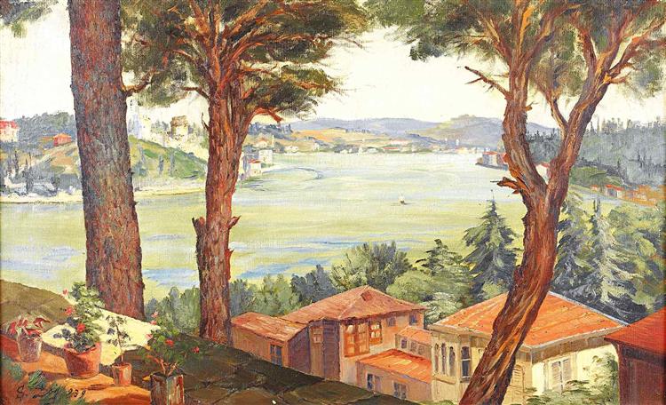 View of the Bosphorus and Rumeli Hisarı