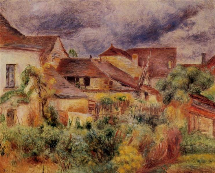 Paysage Essoyes - 1884