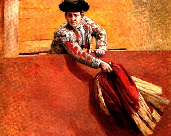 Bullfighter -studie voor de gebroken stok - 1891