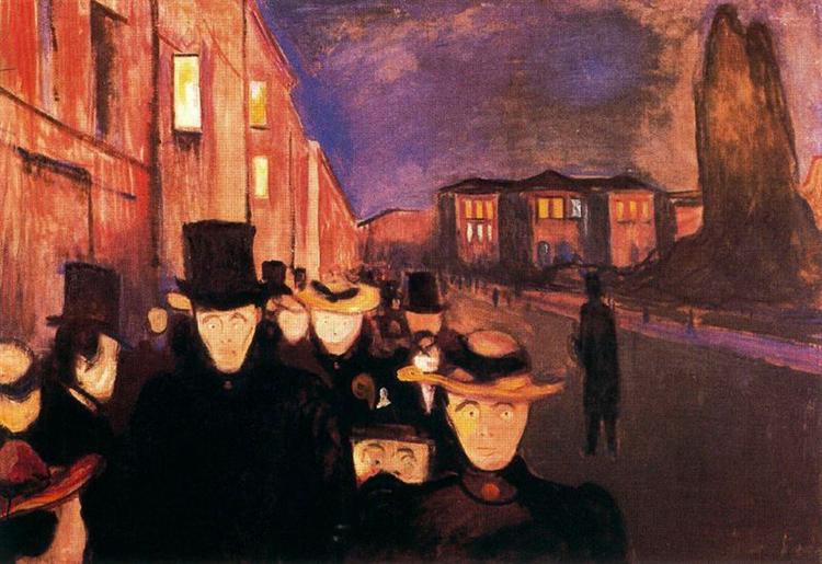 Pomeriggio in Karl Johan Street - 1892