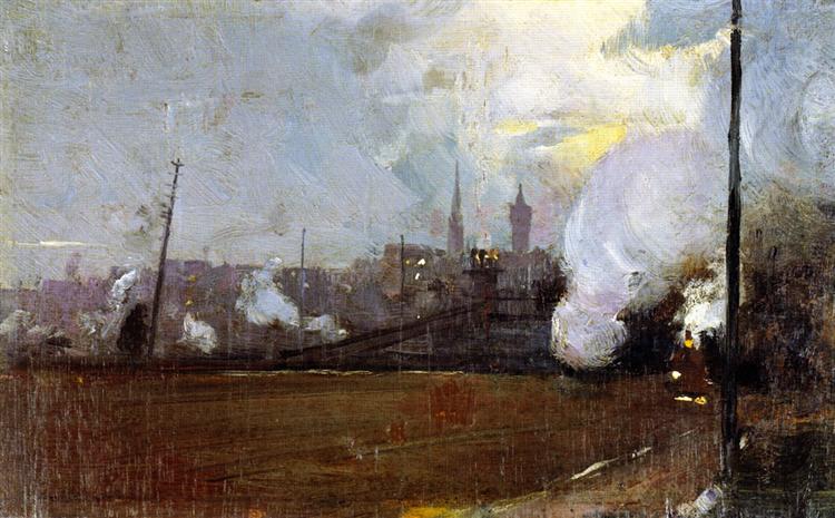 Train de nuit de l'aubépine - 1889