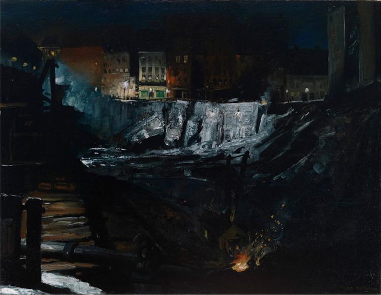 Scavo notturno - 1908