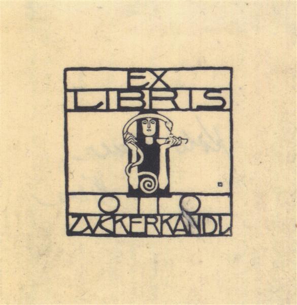 Otto Zuckerkandl的Exlibris -1906