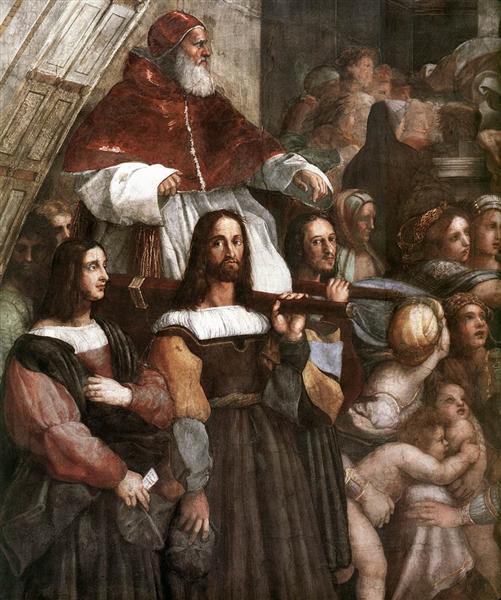 Expulsão de Heliodoro do Templo (detalhe) - 1512