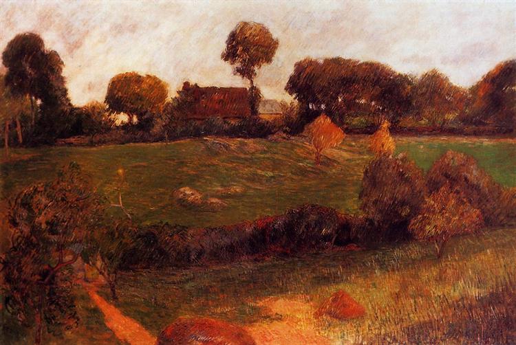 Farm in Brittany - 1886