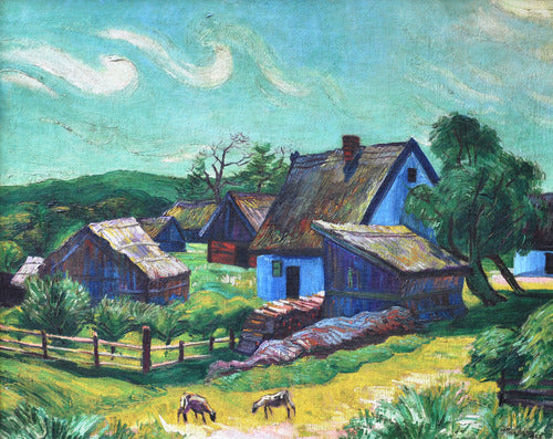 Farms in the morning - 1927