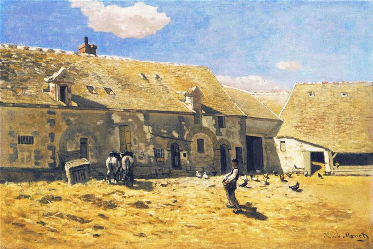 Corral à Chailly - 1865