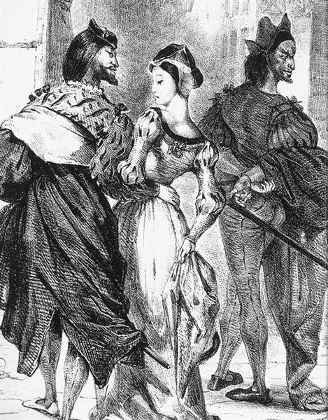 Faust Meeting Margaret - 1828