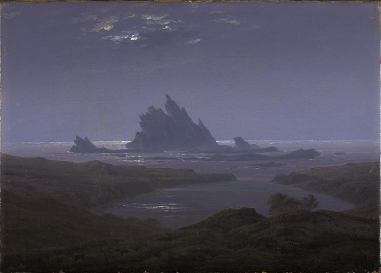 Rocky Reef an der Küste - 1825