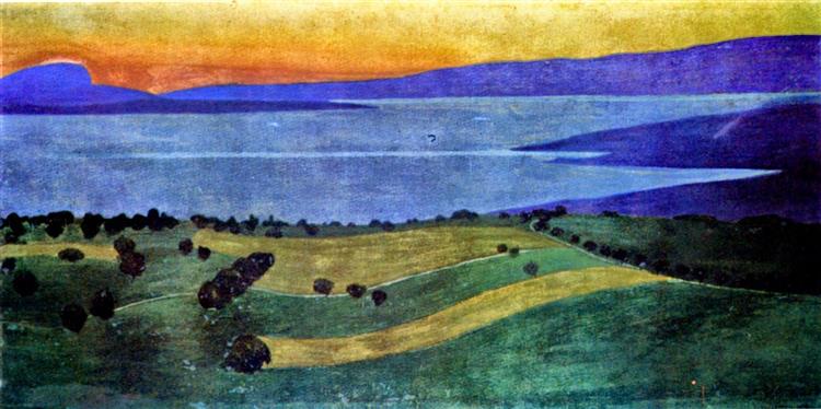 Lake Leman - Effetto del pomeriggio - 1900