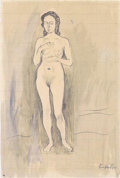 Desnudo Femenino (Estudio Para "Verdad") - 1896