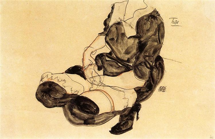 Weiblicher Torso - in Cuclillas - 1912