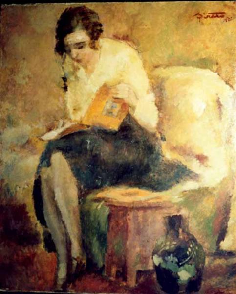 Woman reading