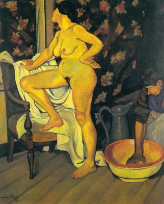 Frau zur Toilette - 1913