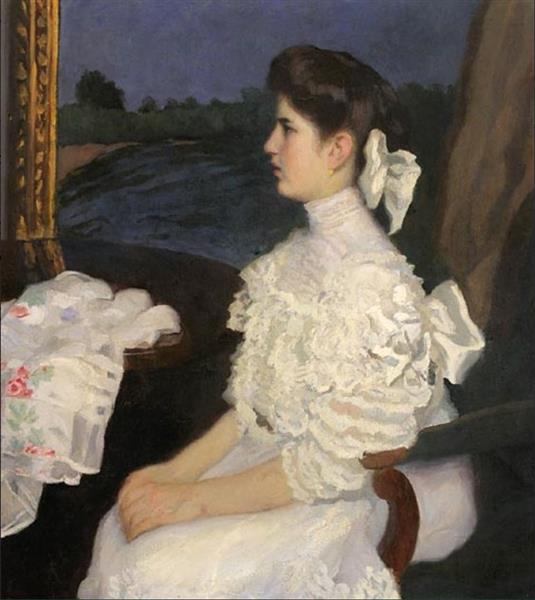 Fiatal Lany ArcKépe. 1909 - 1909