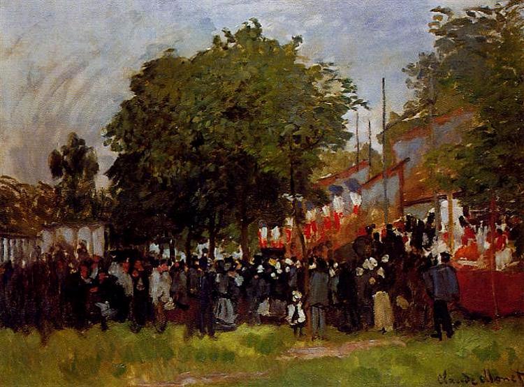 Fiesta in Argenteuil - 1872