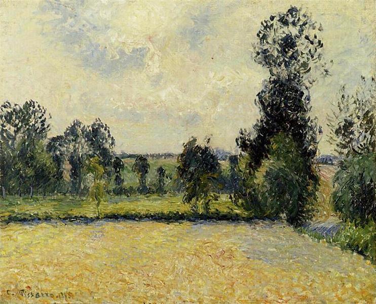 Campo De Avena En Eragny - 1885